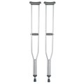 Mckesson Aluminum Underarm Crutches 5' 10" to 6 ' 6" User Ht. 146-10402-8